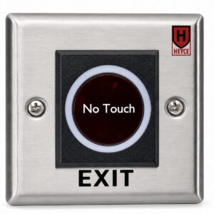 No touch exit button