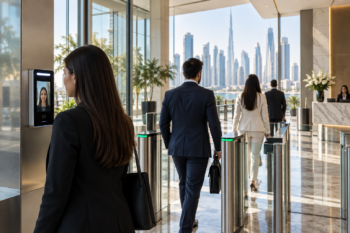 Biometric attendance management system in a corporate office